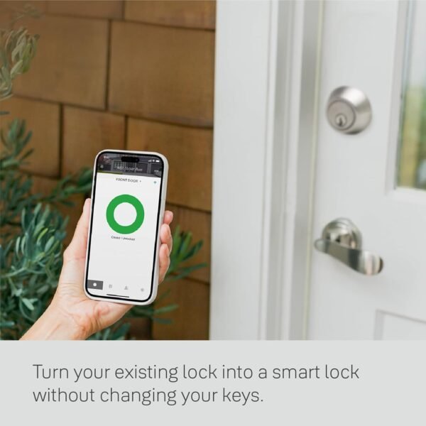 Yale Approach Smart Wi-Fi Deadbolt Retrofit Smart Lock, Unlimited Virtual Keys, App Remote Control - Image 6