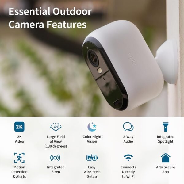 Arlo Essential Security Camera 2K - Image 4